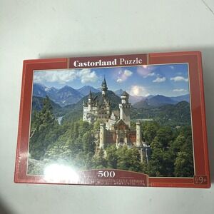 Castorland 500 Piece Jigsaw Puzzle Neuschwanstein Castle Germany View‎ 18.5"x13"